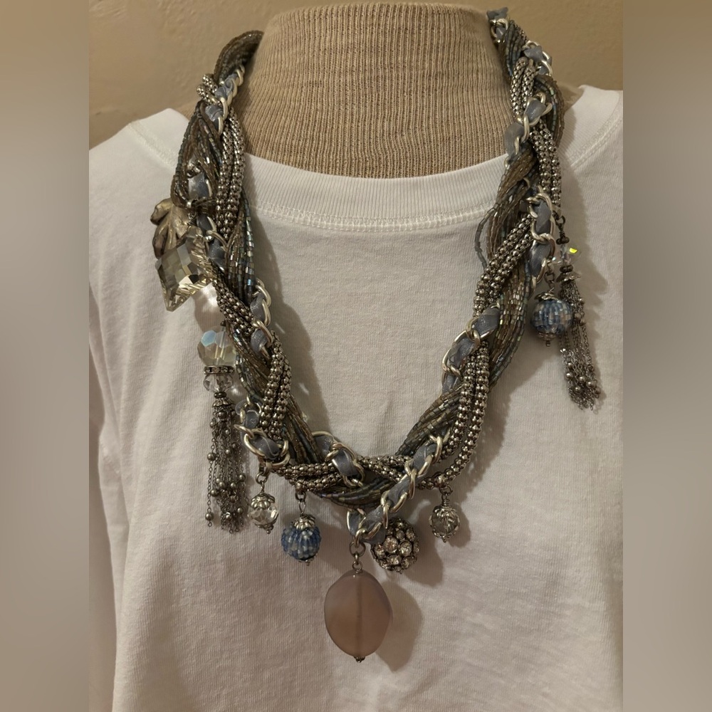 UNIQUE Boho Chic Chunky Charm Necklace